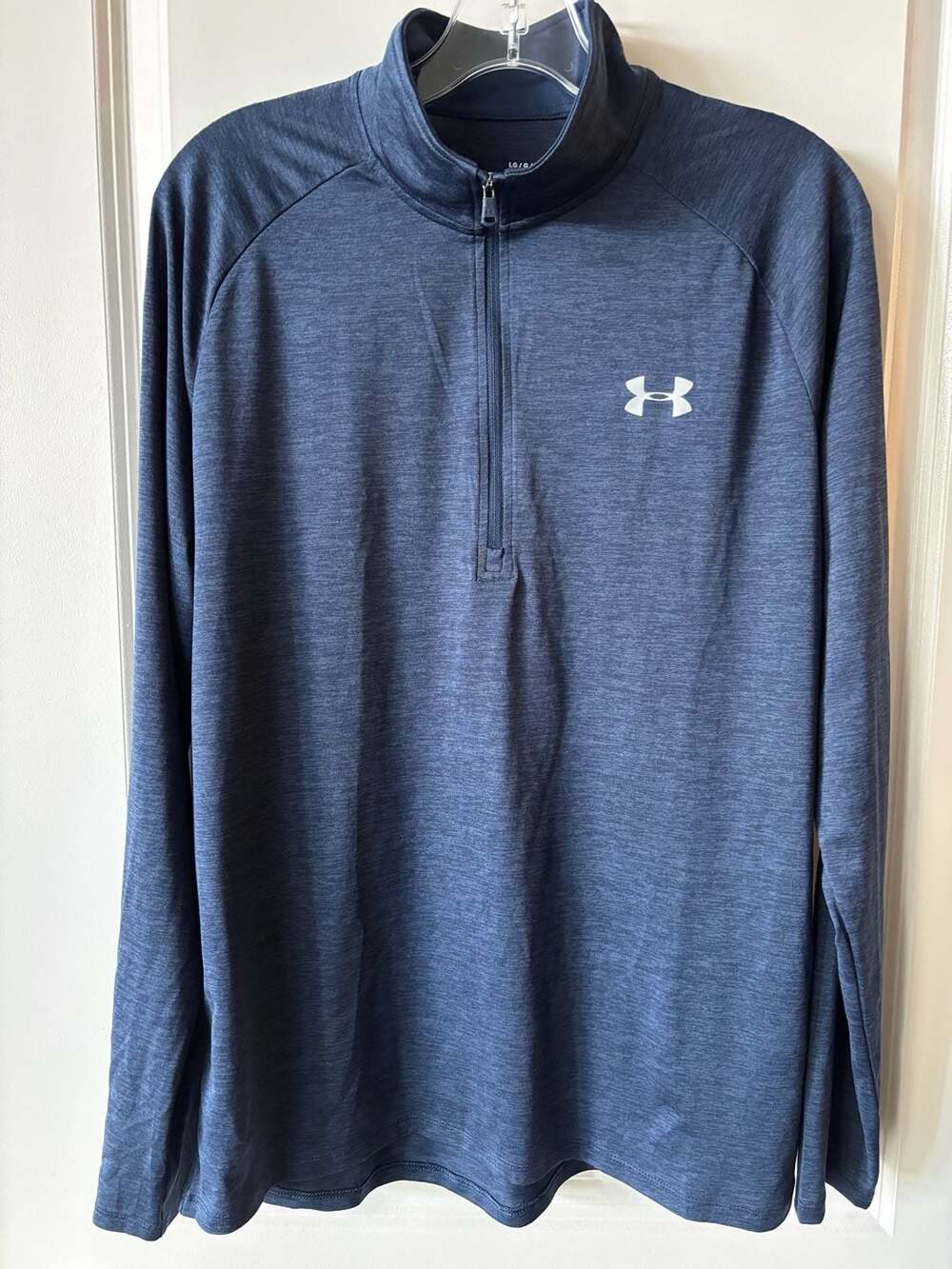 Under Armour Men's UA Tech 2.0 1/2 Zip Pullover Long Sleeve Shirt Blue Large